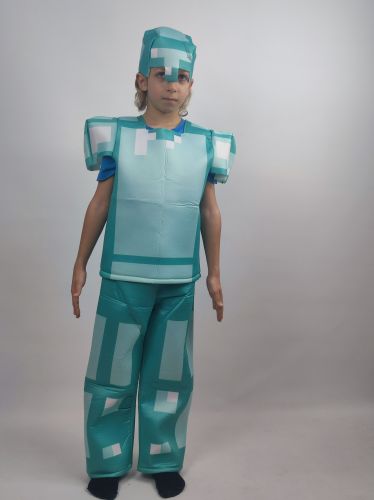 Strój Minecraft Blue Armor rozm. 130